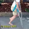 Crutch user support test